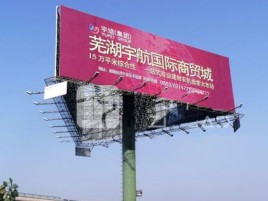 石屏户外高架广告牌的应用及优势
