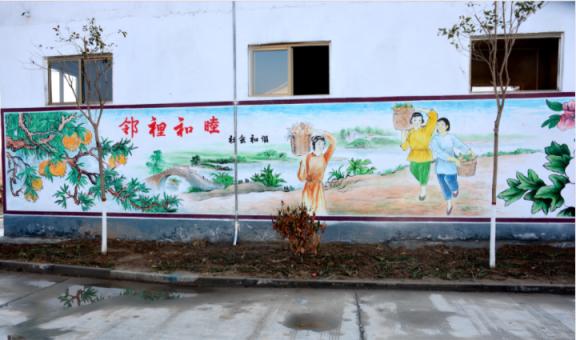 石屏乡镇文化墙 乡风文明焕发新活力