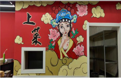 石屏墙体彩绘的发展和应用