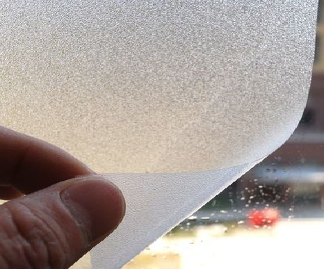 石屏玻璃门外面粘广告用什么材料好？